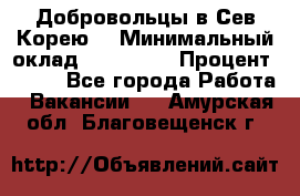 Добровольцы в Сев.Корею. › Минимальный оклад ­ 120 000 › Процент ­ 150 - Все города Работа » Вакансии   . Амурская обл.,Благовещенск г.